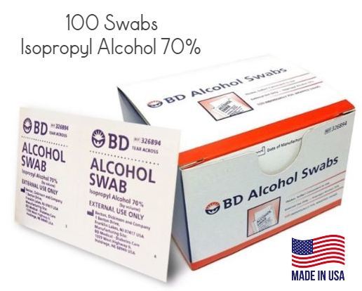 bd alcohol swabs