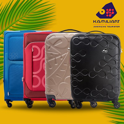 kamiliant by american tourister luggage trolley bags