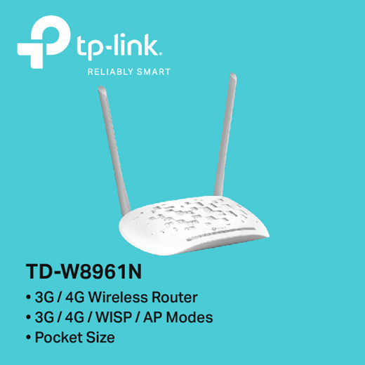 Tp Link Singapore Tp Link Td W61n 300mbps Wireless N Adsl2 Modem Router Tp Link 3 Years Local Warranty