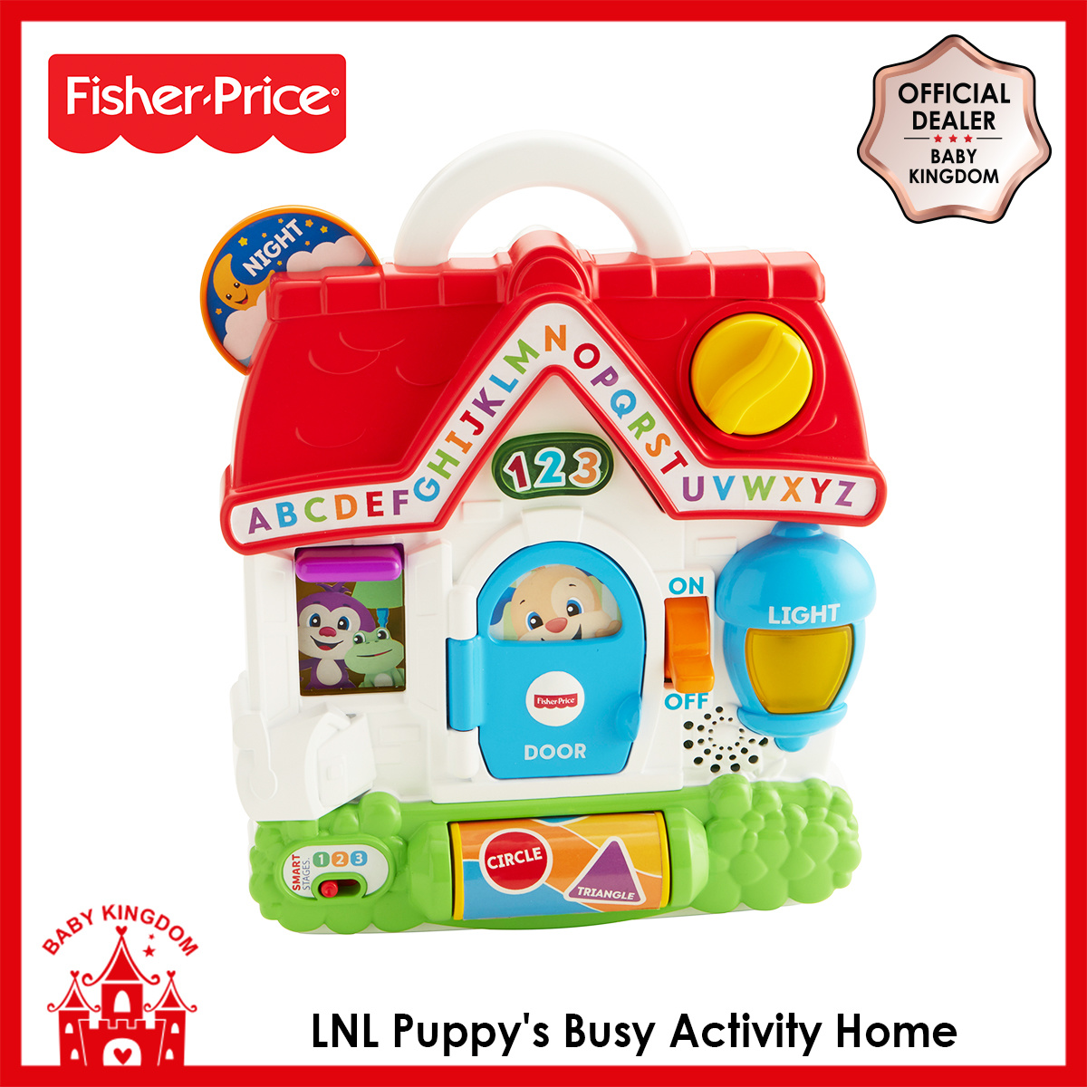 fisher price laugh and learn puppy smart home