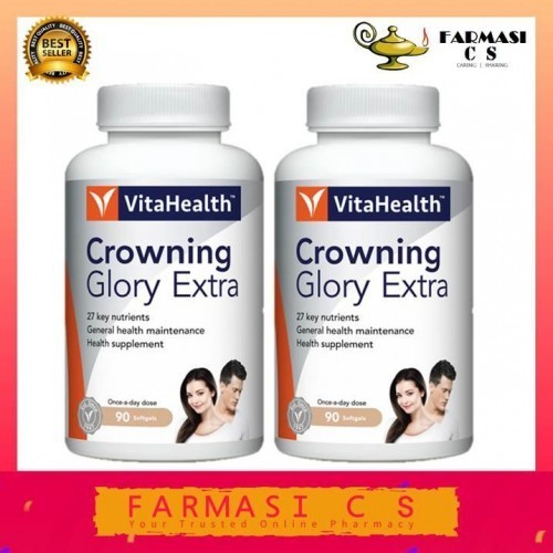 Qoo10 Vitahealth Crowning Glory Extra 90s X 2 Twin With Mystery Gift Exp 0 Dietary Manageme