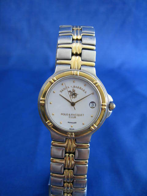 Qoo10 SANTA BARBARA POLO RACQUET CLUB MEN QUARTZ WATCH Watches