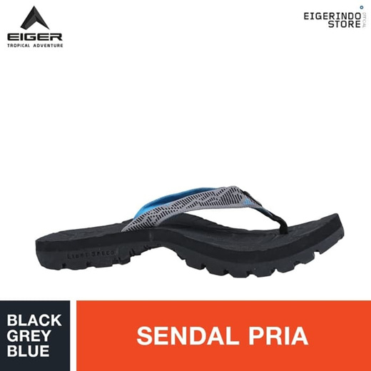 Qoo10 Eiger Sandal Lightspeed Clip Black Grey Blue Tas