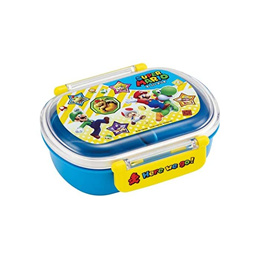 Skater Aluminum Lunch Box for Kids Super Mario Made in Japan 370ml