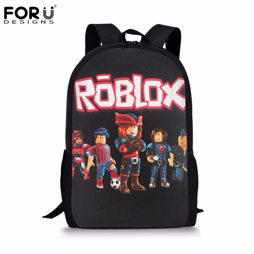Qoo10 Forudesigns Cartoon Roblox Game Printing School Backpack For Teen Boys Kids Fashion - incredibles 2 backpack roblox