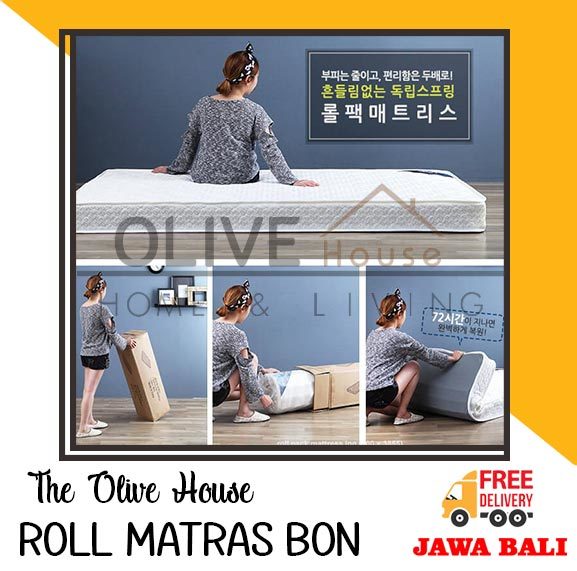 [Free ongkir jawa bali ]Roll Bonnell spring/roll pack matress 900 Deals for only Rp800.000 instead of Rp1.159.420