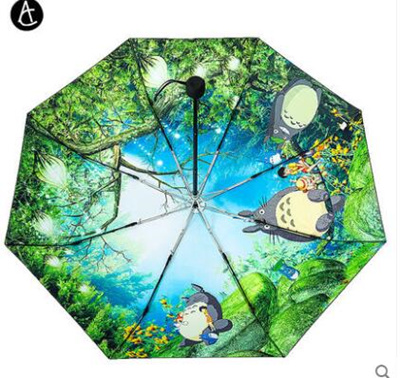 New Disney Cinderella Folding Umbrella 50cm Rain & Sun UV from Japan