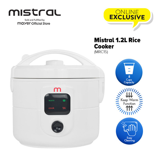 mistral 1.2 l rice cooker