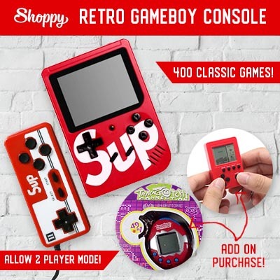 retro game boy console