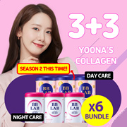 [3+3 BUNDLE] BBLAB Yoona [Upgraded]Collagen Powder S Season 2(x3)+BBLAB Goodnight Collagen(x3)