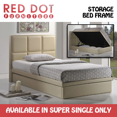 Qoo10 Gh26 Storage Bed Frame, Super Single Bed Frame With Storage Malaysia