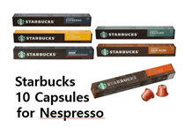 Starbucks 10 Capsules for Nespresso Pike place / House blend / Decafe / Espresso / Colombia / coffee