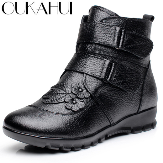 cheap leather boots womens