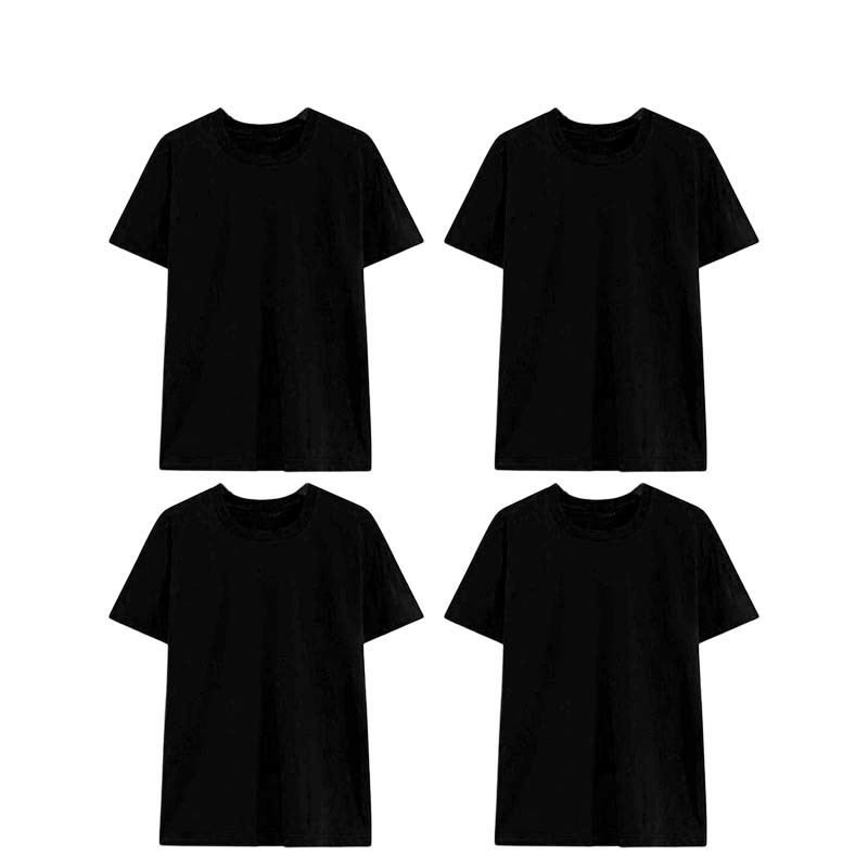 Wish+ | Code Yellow Black T-shirts (Pack of 4) : Men’s Clothing