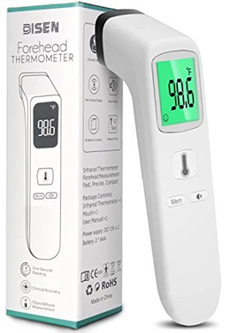 Baby Temp DuoScan Ear and Forehead Infrared Thermometer, Instant Results.  For babies, children and adults, Contact-less, Touchless, and Accurate