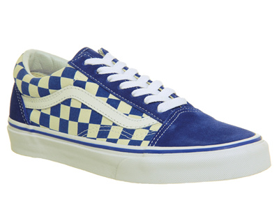 blue vans trainers