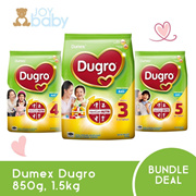 [DUMEX DUGRO] [Bundle of 3/5] Dumex Dugro 850g Milk Formula | Stage 3/4/5 - Original/ Honey Flavour
