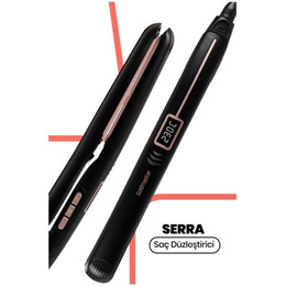 Goldmaster Serra Digital Display Keratin Ceramic Thin Plate Hair Straightener And Styler