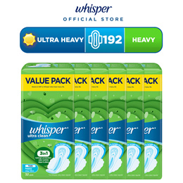 Whisper Ultra Clean Wings Pads - Norm Day (24cm)