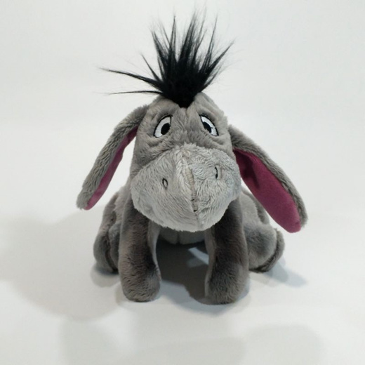 small stuffed donkey