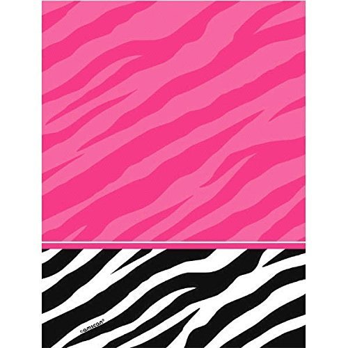 Qoo10 Pink And Zebra Print Plastic Table Cover Party Tableware