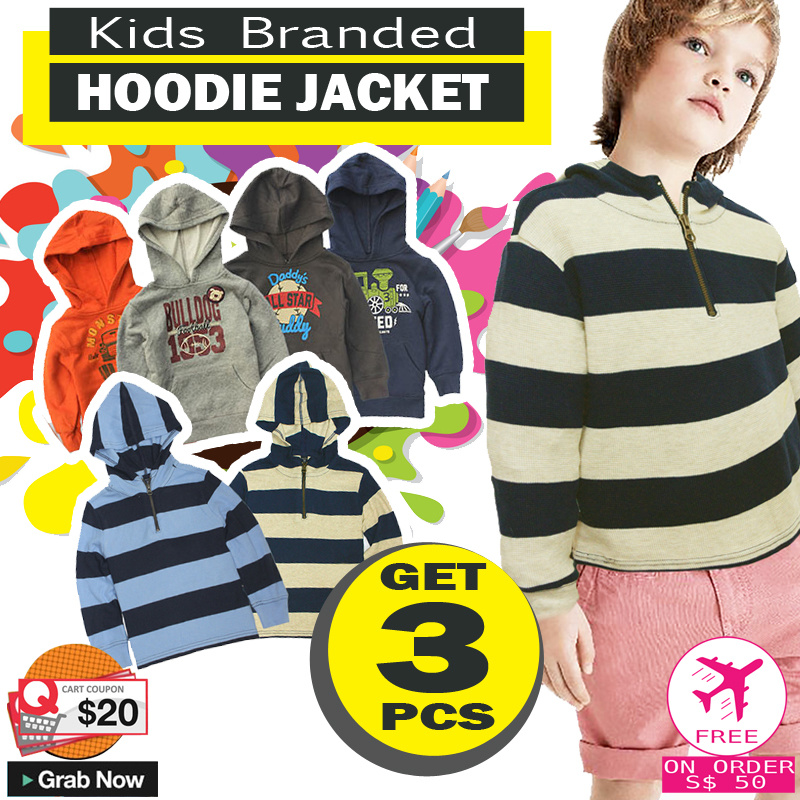 kids branded hoodies