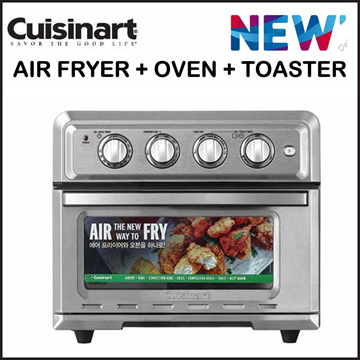  Cuisinart TOA-28 Compact Convection Toaster Oven Airfryer,  12.5 x 15.5 x 11.5, Stainless Steel: Home & Kitchen