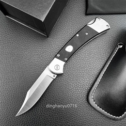 Newest Black Outdoor Automatic Spring Assisted Knife 440C Blade G10 Handle EDC Hand Tool Multi-funct