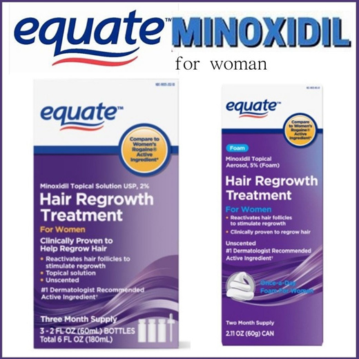 Qoo10 - Equate Hair Regrowth Treatment For Women, Minoxidil Topical  Solution, ... : Hair Care