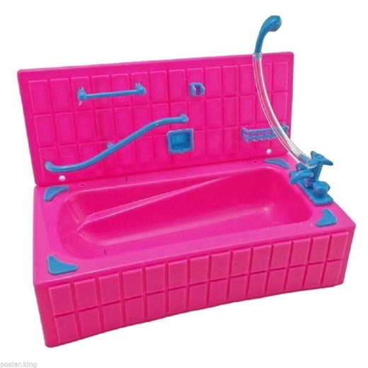 barbie bathtub set