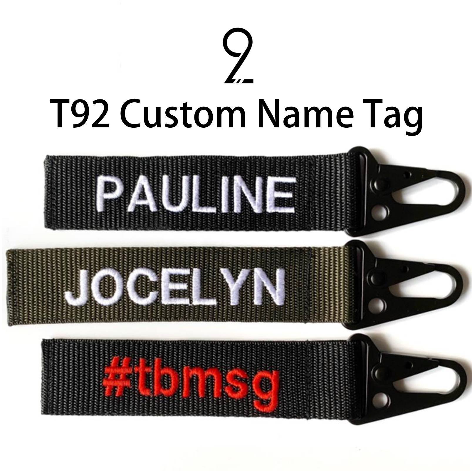 personalized embroidered luggage straps