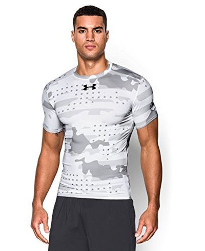 under armour camo compression shirt