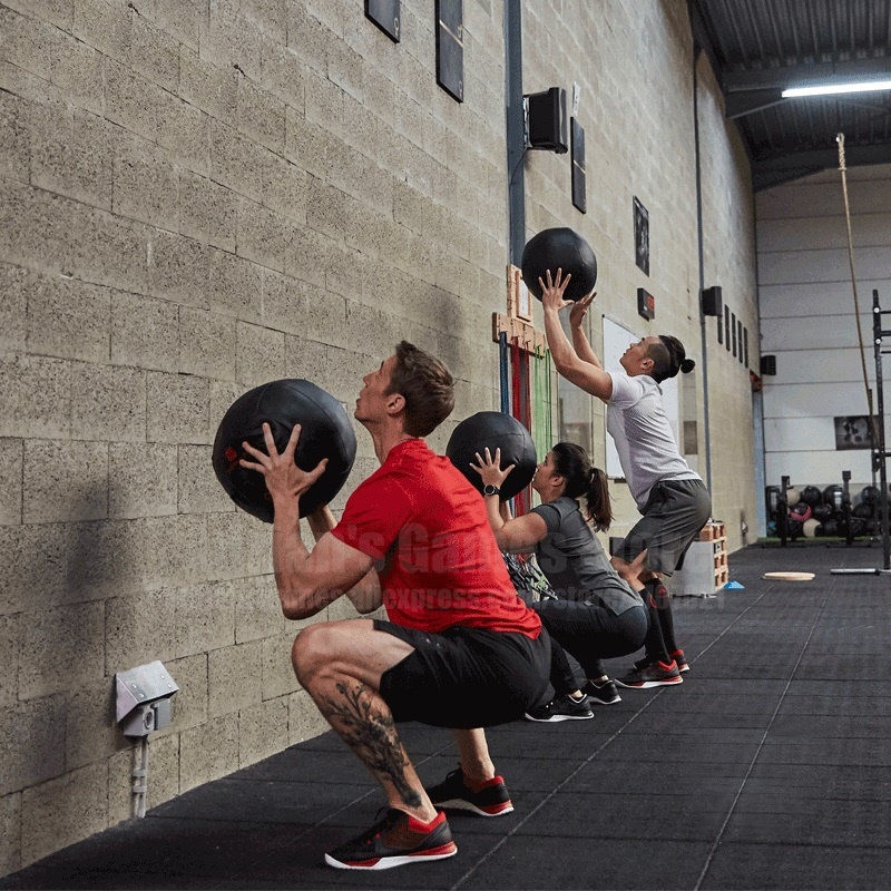 30 Minute Crossfit Wall Ball Workout for Push Pull Legs
