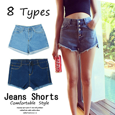 types of jean shorts