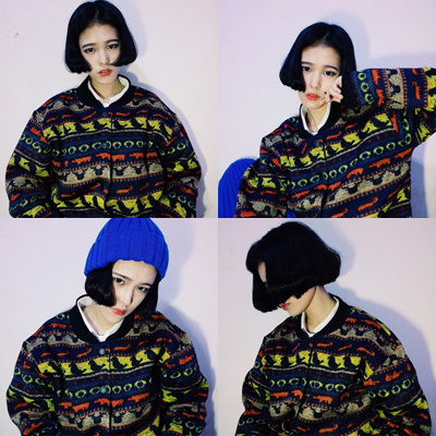 Qoo10 2602 Korea ulzzang Harajuku vintage baseball 