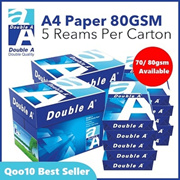 [Carton Sales 5 Reams] Double A A4 / 80GSM / 70GSM Papers