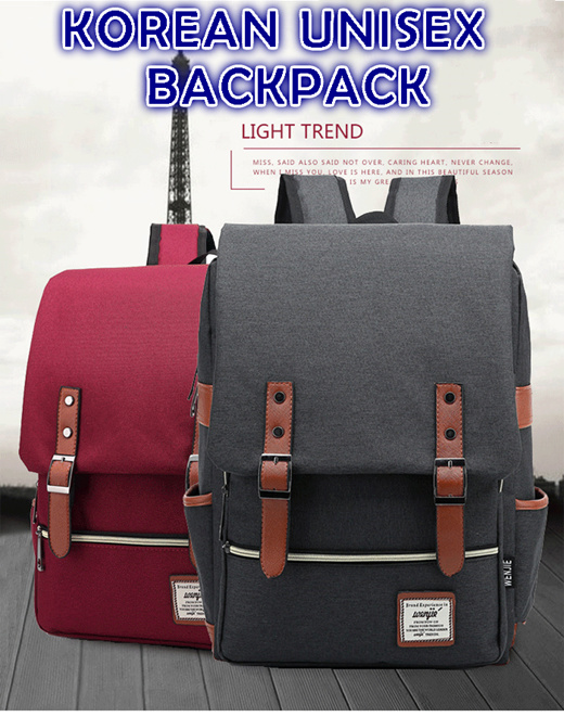 korean backpack mens