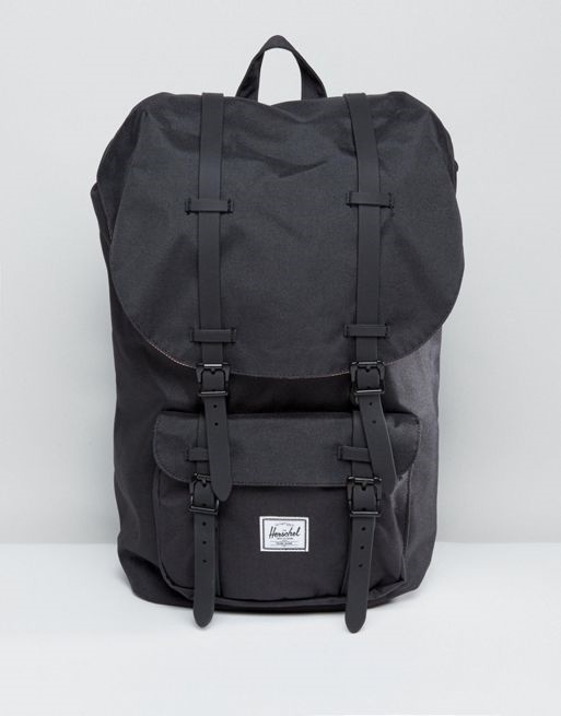 herschel supply co little america backpack in black 25l