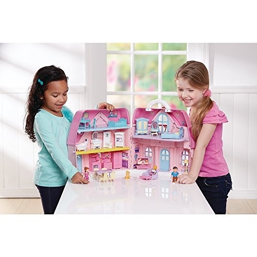 you & me family cottage dollhouse playset