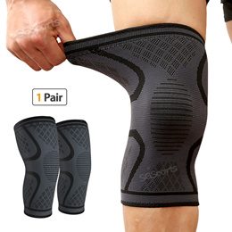 TechWare Pro Knee Support Sleeve - Compression Knee Sleeve Men & Women. Knee  Brace with Side Stabilizers & Patella Gel Pads. Meniscus Tear, Arthritis,  Joint Pain Relief. Blk/Gry Med : : Health