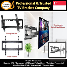 Tiger Mount TV / Monitor Wall Mount Bracket (ONLY$12.45) (Fixed/ Swivel/ Tilting) 17inch to 70inch