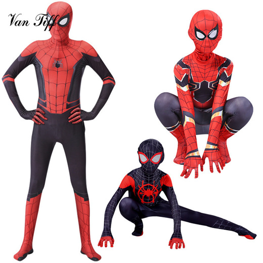 Qoo10 - Far From Home Spider Costume Man Peter Parker Cosplay Suit ...