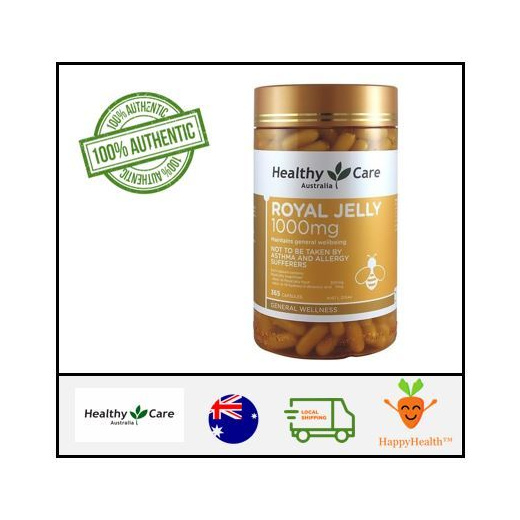 Qoo10 Authorised Store Healthy Care Royal Jelly 1000 365 Capsules Dietary Management