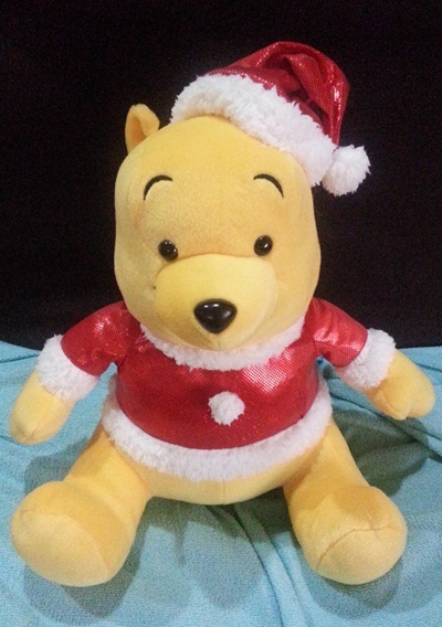 christmas winnie the pooh plush