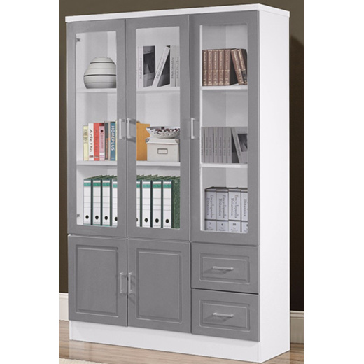 Qoo10 Book Shelf Book Cabinet Storage Cabinet With Glass Door File Cabine Furniture Deco