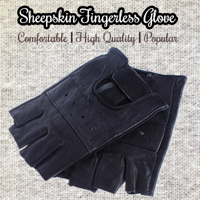 sheepskin fingerless gloves