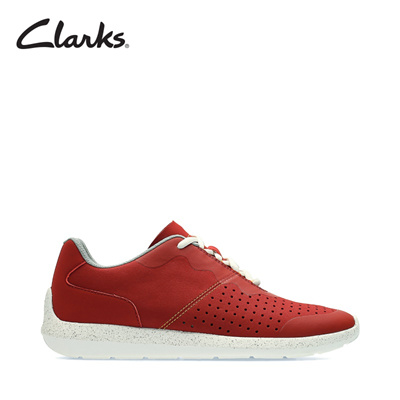 clarks cloudsteppers mens red