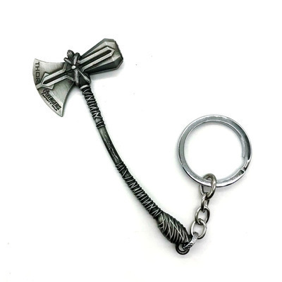 Factory Marvel Super Hero Avengers Infinity War Thor Stormbreaker Keychain Cosplay Toy Axe Hammer Ke - 