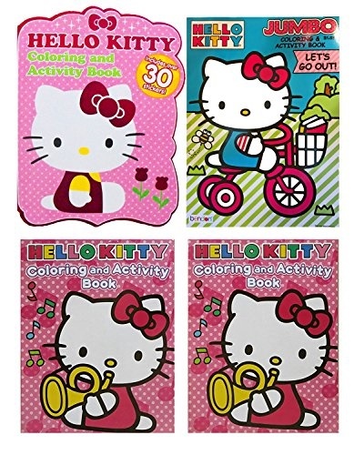 7100 Hello Kitty Jumbo Coloring Book Picture HD