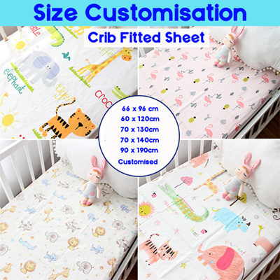 Qoo10 Size Customisation Crib Bedsheets Infant Crib Bedsheet